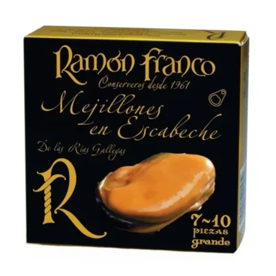 mejillones en escabeche ramon franco 7-10 piezas