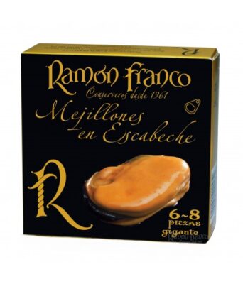 mejillones en escabecha ramon franco de 6 a 8 piezas