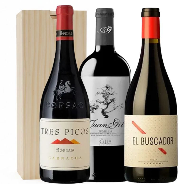 pack de vino De norte a sur Caja De norte a sur - Imagen 1